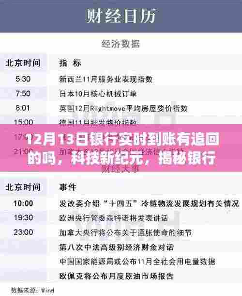 揭秘银行实时到账追回功能,极致体验、展望未来的科技新纪元探索之路