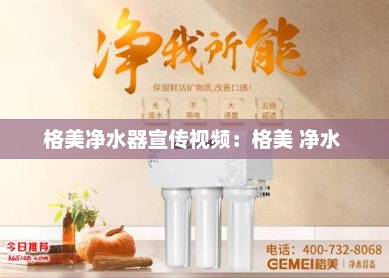 格美净水器宣传视频：格美 净水 