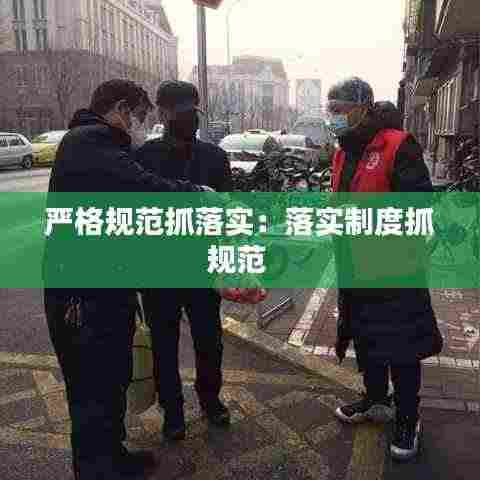 严格规范抓落实：落实制度抓规范 