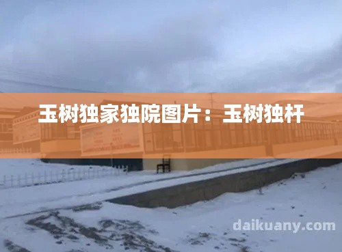 玉树独家独院图片:玉树独杆