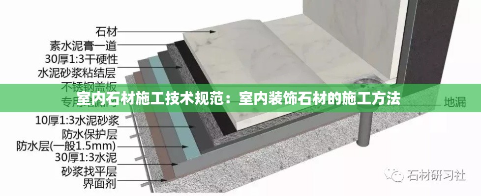 室内石材施工技术规范:室内装饰石材的施工方法
