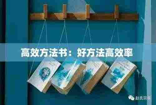 高效方法书:好方法高效率