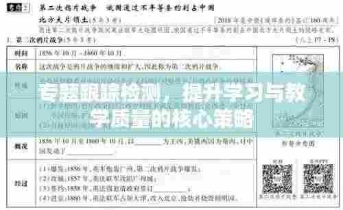 专题跟踪检测，提升学习与教学质量的核心策略