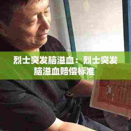 烈士突发脑溢血:烈士突发脑溢血赔偿标准