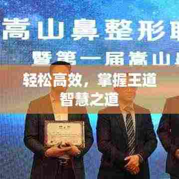 轻松高效，掌握王道智慧之道