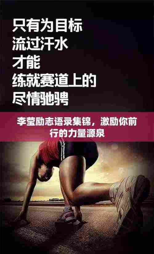 李莹励志语录集锦,激励你前行的力量源泉