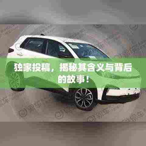 独家投稿,揭秘其含义与背后的故事!