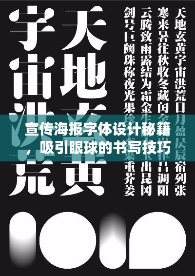 宣传海报字体设计秘籍,吸引眼球的书写技巧与要点全解析