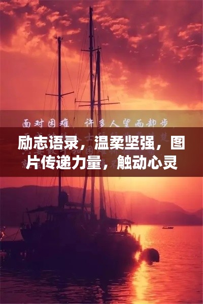 励志语录，温柔坚强，图片传递力量，触动心灵瞬间