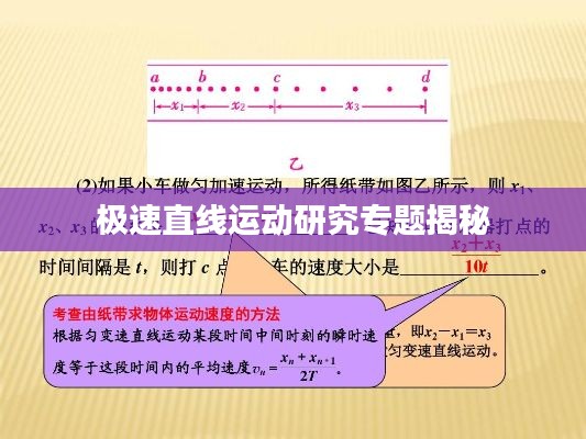 极速直线运动研究专题揭秘
