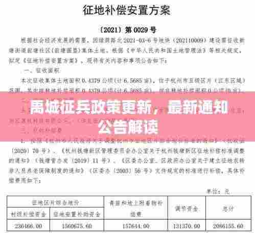 禹城征兵政策更新,最新通知公告解读
