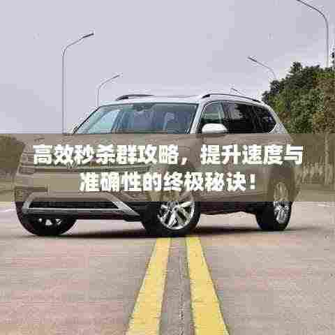 高效秒杀群攻略,提升速度与准确性的终极秘诀!