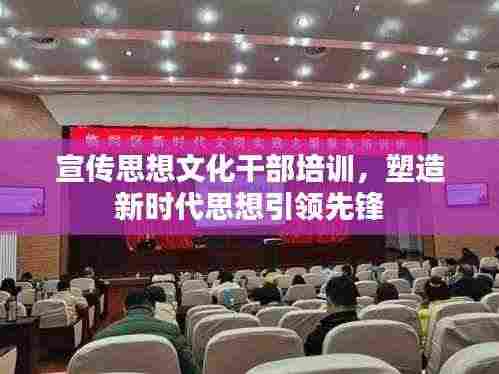 宣传思想文化干部培训，塑造新时代思想引领先锋